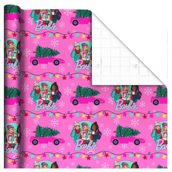 Hallmark Wrapping Paper Christmas Doll and Friends 25 sq ft Holiday Gift - Picture 2 of 6